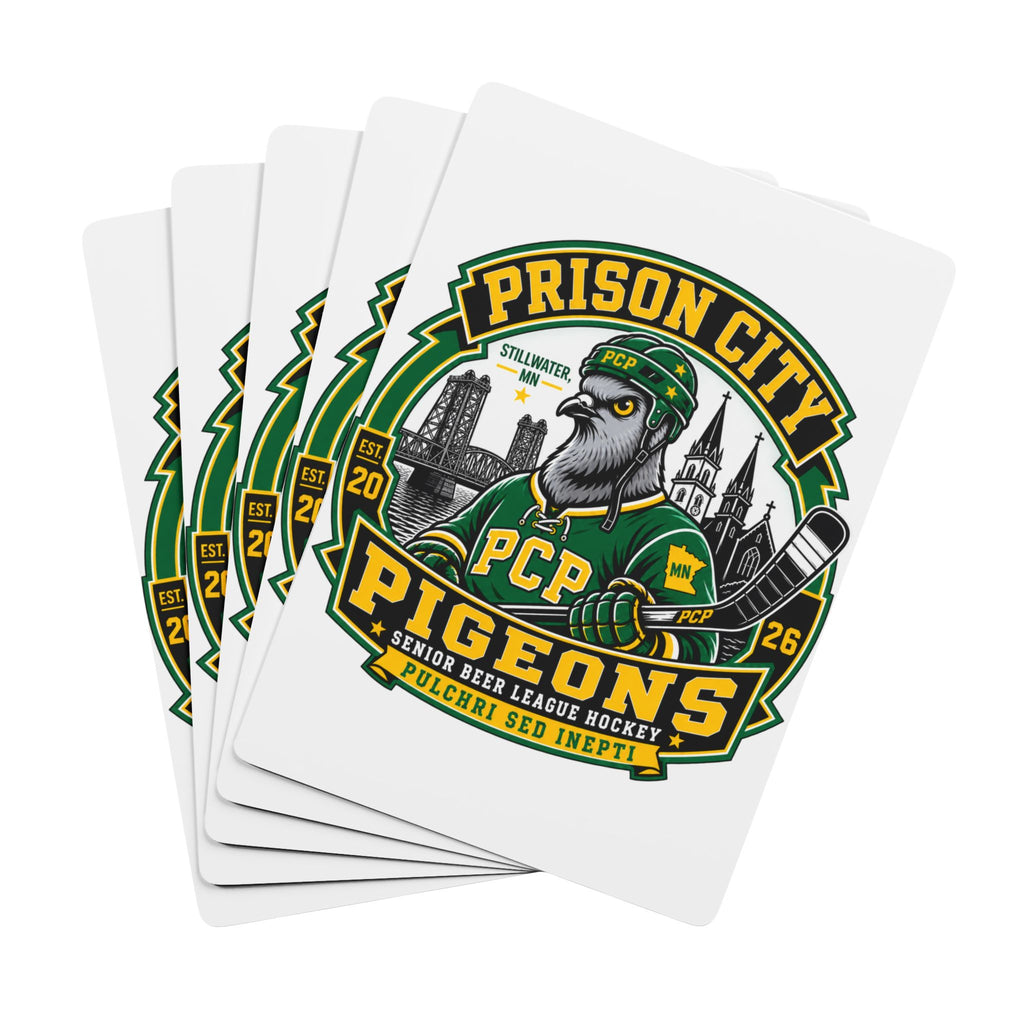 Poker Playing Cards — Prison City Pigeons Hockey Deck