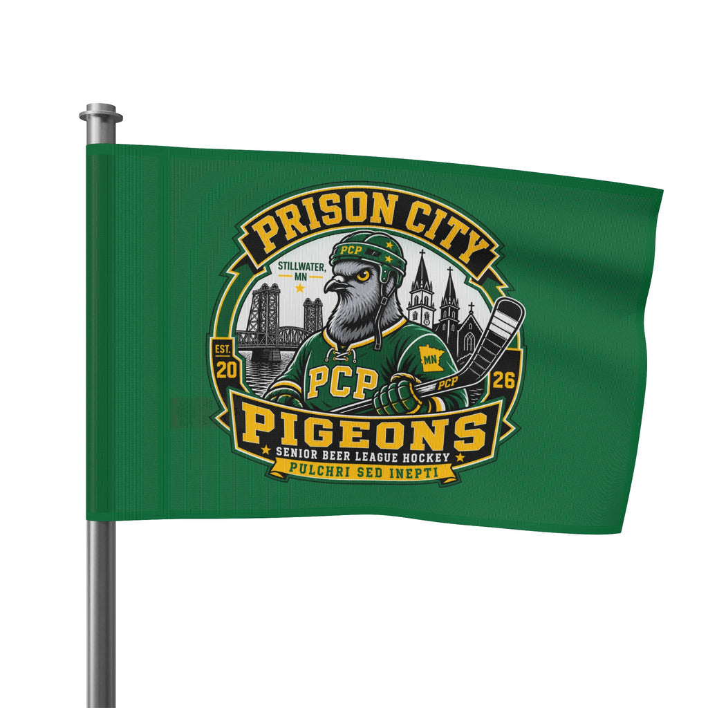 Flag — Prison City Pigeons Hockey Team Banner