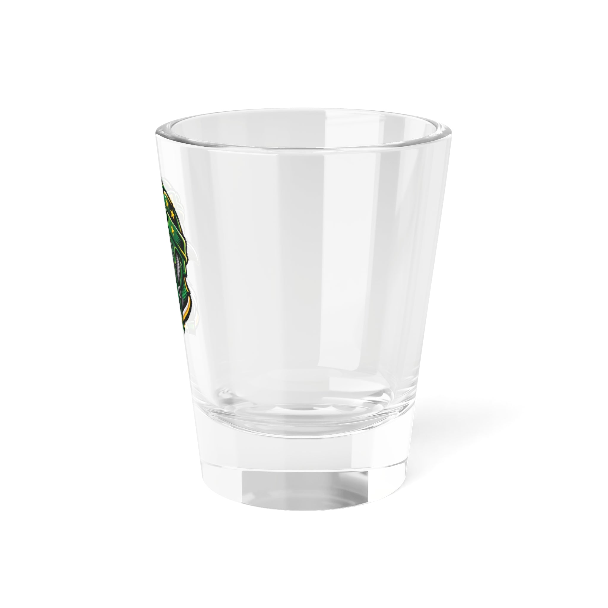 Shot Glass — PCP Pigeon Helmet 1.5oz Shooter Glass (Novelty Barware, Gifts)