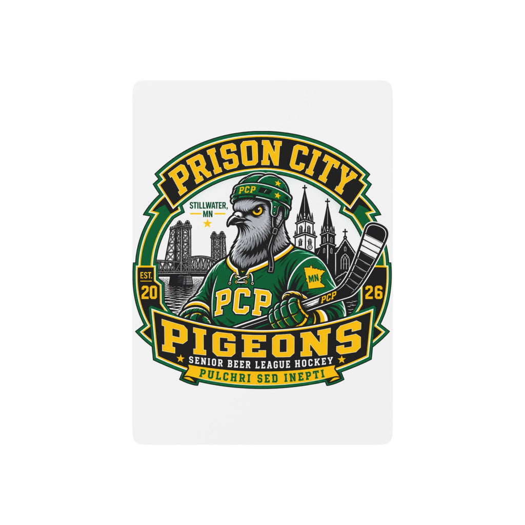 Poker Playing Cards — Prison City Pigeons Hockey Deck