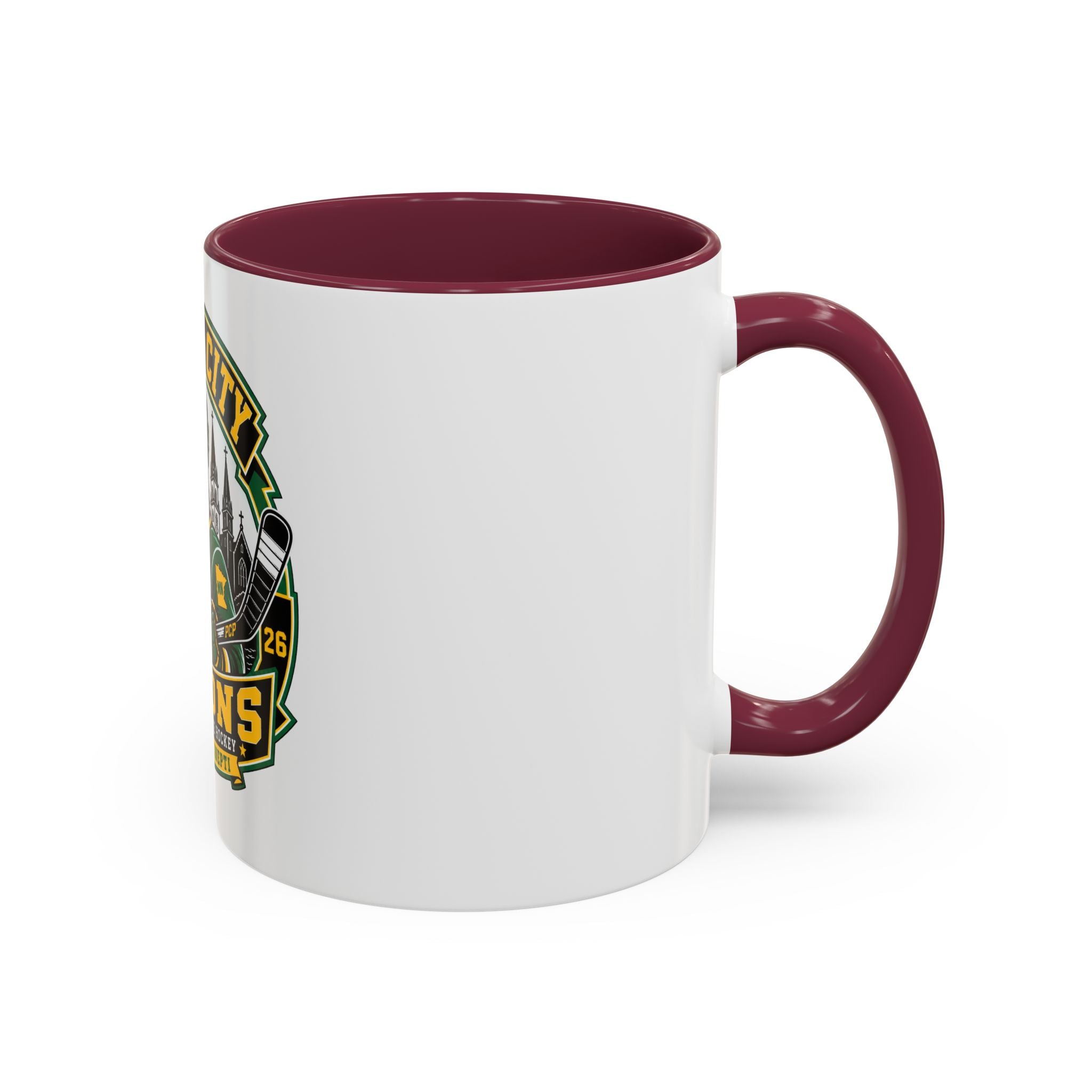 Prison City Pigeons Hockey Mug (11oz/15oz) — Team Logo Coffee Cup