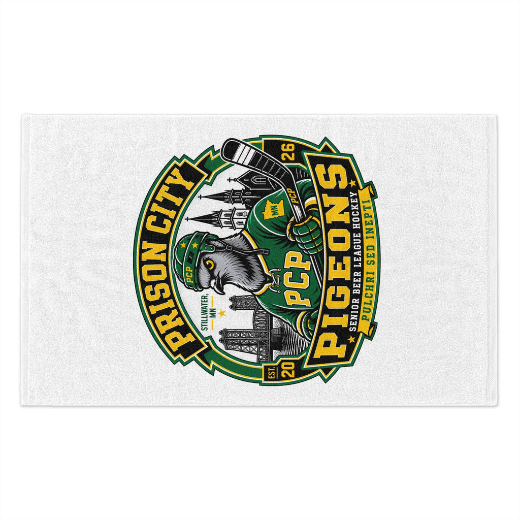 Prison City Pigeons Rally Towel – 11x18 Hockey Fan Towel