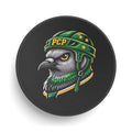 Hockey Puck — Pigeon Helmet Logo (PCP)