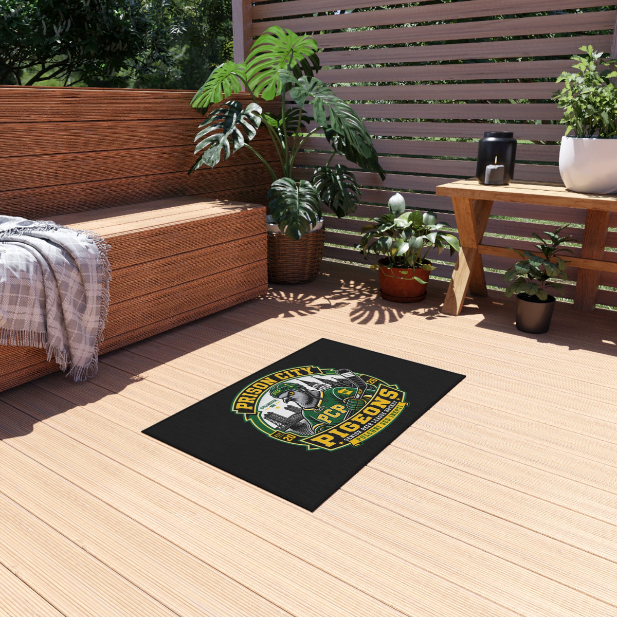 Team Rug — for Locker Rooms, Rompus Rooms, and Front Porches