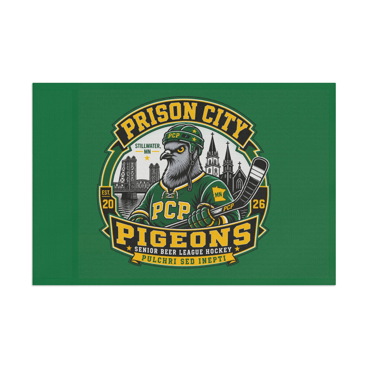 Flag — Prison City Pigeons Hockey Team Banner