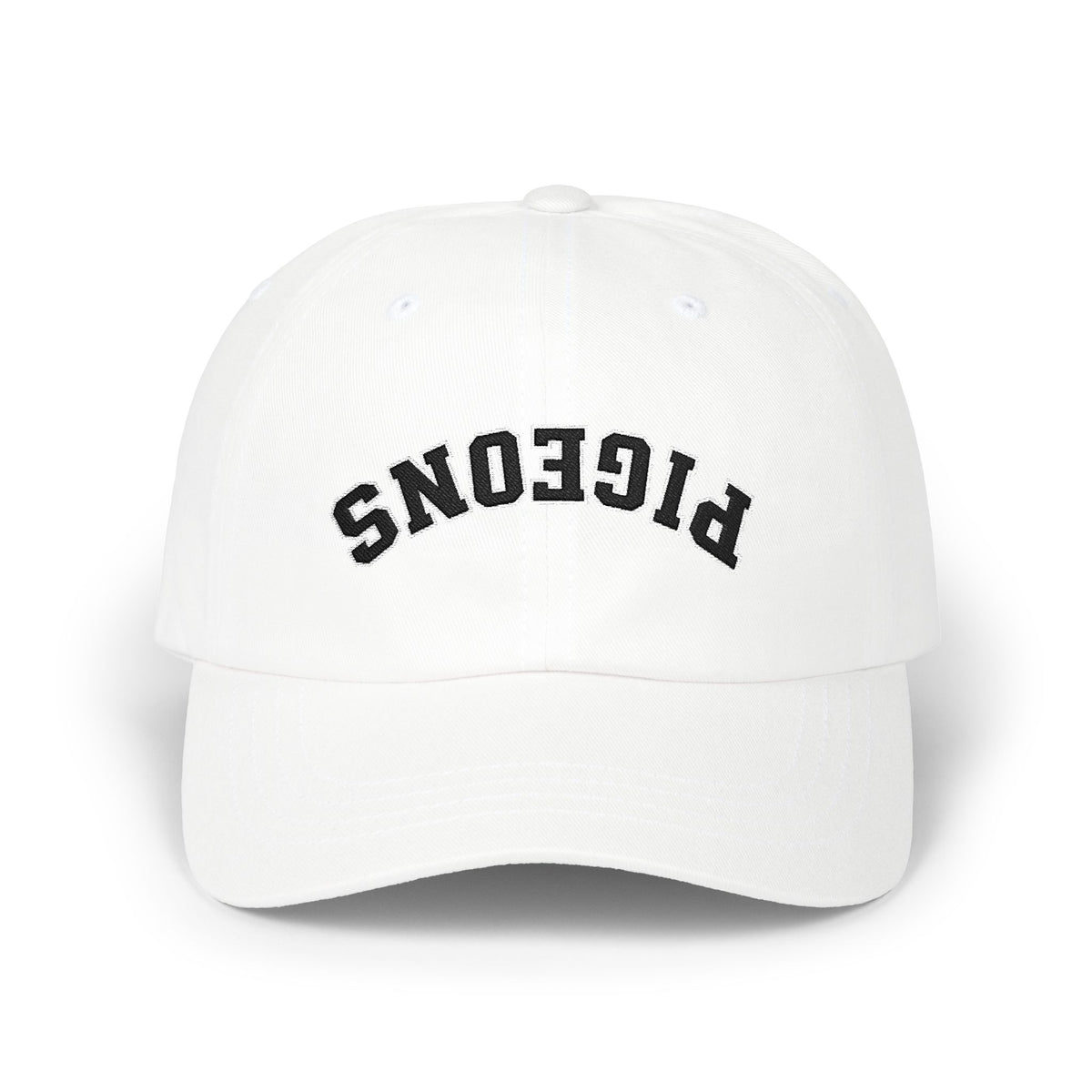 Upside Down Pigeons Embroidered Hat