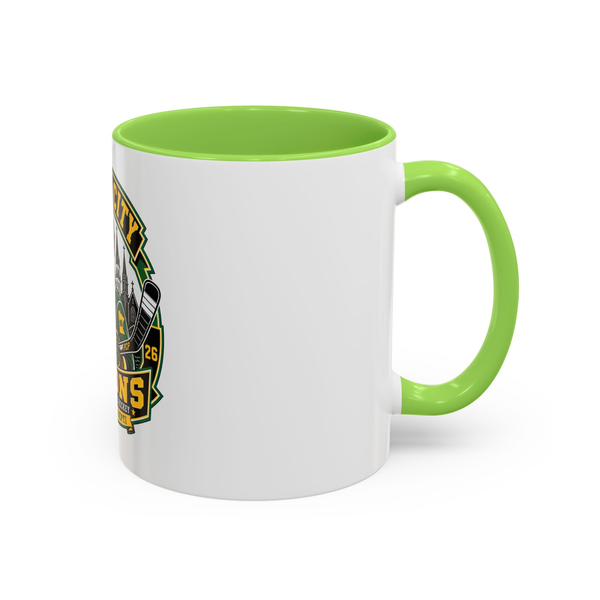 Prison City Pigeons Hockey Mug (11oz/15oz) — Team Logo Coffee Cup