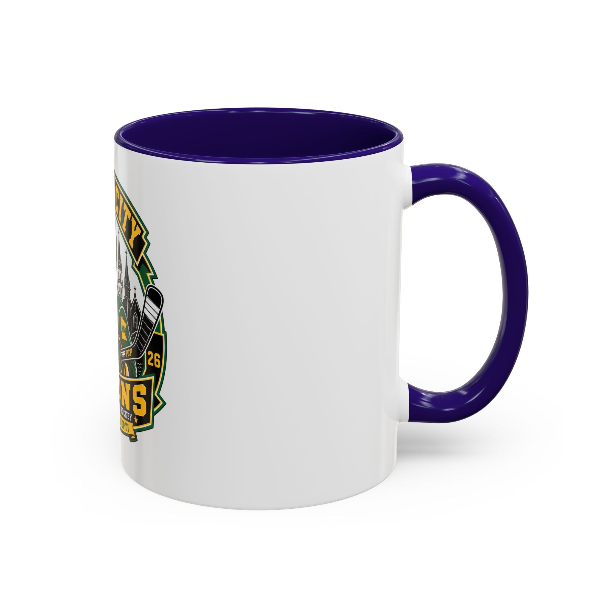 Prison City Pigeons Hockey Mug (11oz/15oz) — Team Logo Coffee Cup